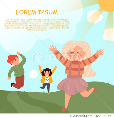 Little Children Having Fun Together.  63198056