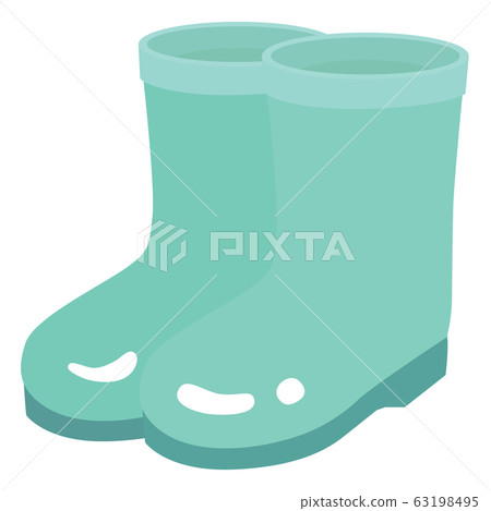 綠色靴子的插圖 63198495