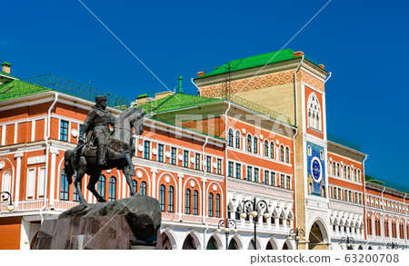 Monument to Ivan Obolensky-Nogotkov, founder of Yoshkar-Ola in Russia 63200708