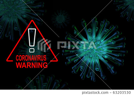 Coronavirus 2019-nCov novel coronavirus concept. 63203530