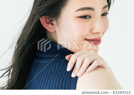 微笑的日本女人的美麗肖像 微笑的日本女人的美麗肖像 63204522