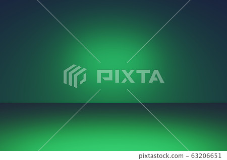 Simple Green Gradient Abstract light studio Background 63206651