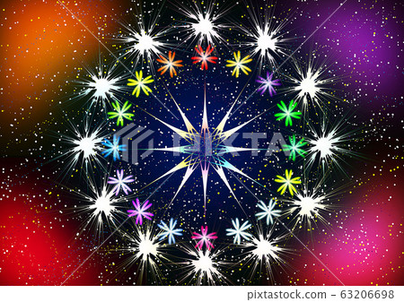 Space Kaleidoscope-v7 - Stock Illustration [63206698] - PIXTA