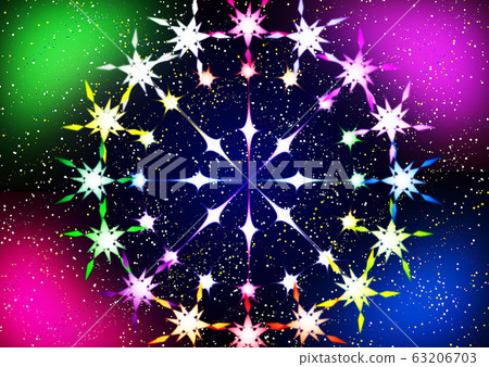 Space Kaleidoscope-v2 - Stock Illustration [63206703] - PIXTA
