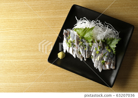 Horse mackerel sashimi Horse mackerel sashimi 63207036
