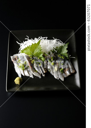 Horse mackerel sashimi Horse mackerel sashimi 63207071