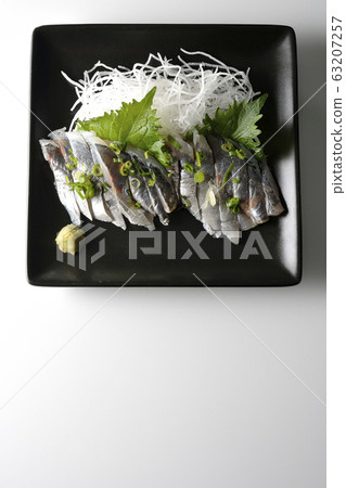 Horse mackerel sashimi Horse mackerel sashimi 63207257