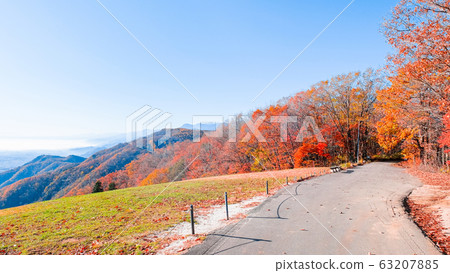 Lake Kizaki / Ogumayama in autumn Lake Kizaki / Ogumayama in autumn 63207885