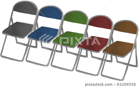 Pipe chair colorful 63209358