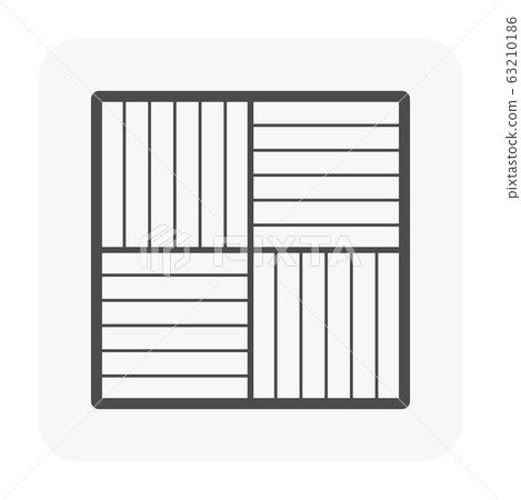 wood floor icon 63210186