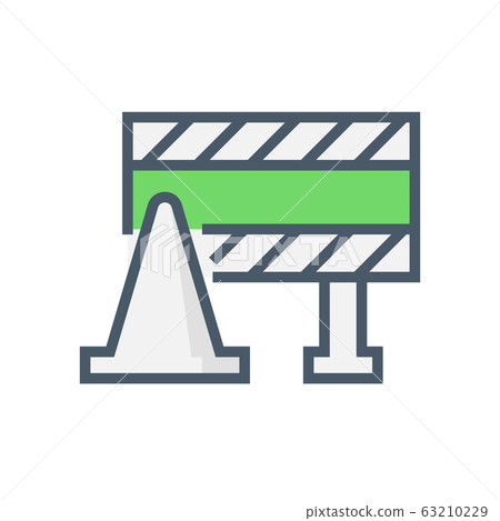 barricade icon black 63210229