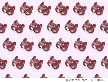 Sexual leather cat mask pattern. 63210362