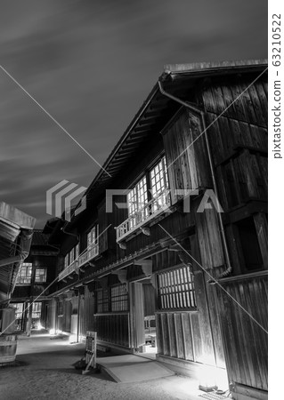 長崎出島Waran Trading House Monochrome [長崎市]遺址的夜景 63210522