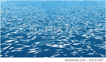 Illustration of waves sea ocean lake water surface  63213367
