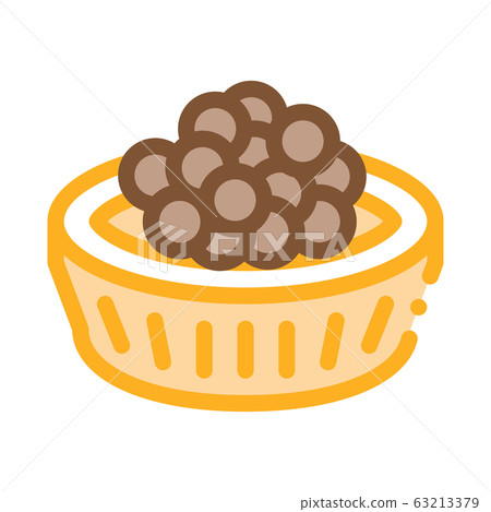 Caviar In Basket Icon Vector Outline Illustration Caviar In Basket Icon Vector Outline Illustration 63213379