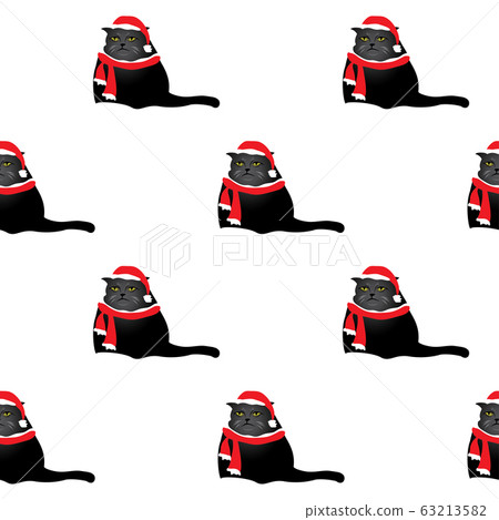sad and fat cat seamless pattern sad and fat cat seamless pattern 63213582