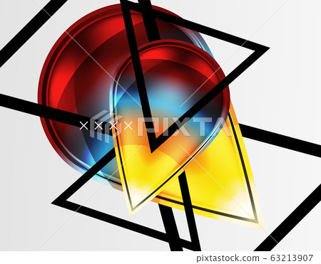 Abstract background - glossy glass bubbles, abstract sphere shapes. Vector Illustration For Wallpaper, Banner, Background, Card, Book Illustration, landing page Abstract background - glossy glass bubbles, abstract sphere shapes. Vector Illustration For Wallpaper, Banner, Background, Card, Book Illustration, landing page 63213907