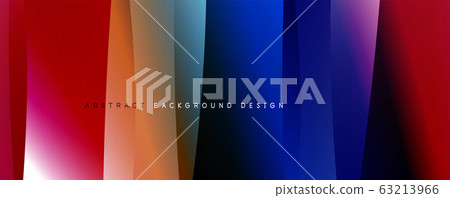 Wave liquid style lines with shadows and light on gradient background 63213966