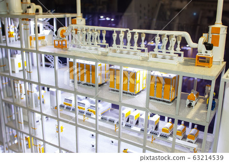 The granary model printed on the 3D printer. 63214539