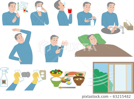 老人預防病毒感染 63215482