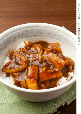 Curry on bowl Curry on bowl 63216575