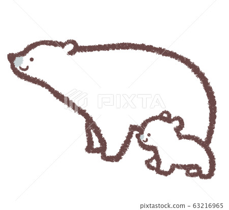 Polar bear parent and child 1 Polar bear parent and child 1 63216965