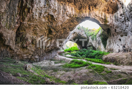Devetashka cave interior, Lovech town, Bulgaria Devetashka cave interior, Lovech town, Bulgaria 63218420