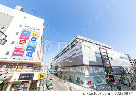 Central area of Bandai district in Niigata [Bandai City] 63220974