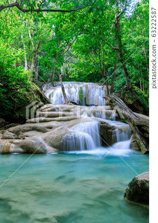 Waterfall level 2, Erawan National Park, 63222587