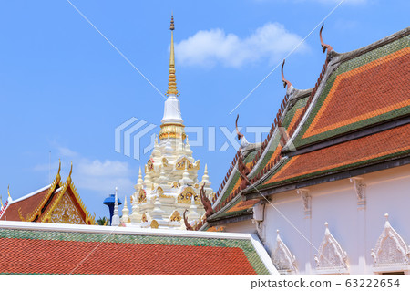 Buddha relic pagoda stupa at Wat Phra Borommathat Buddha relic pagoda stupa at Wat Phra Borommathat 63222654