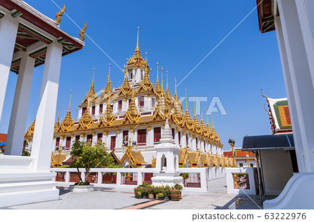 Loha Prasat or iron monastery at Wat Loha Prasat or iron monastery at Wat 63222976