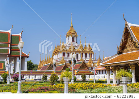 Loha Prasat or iron monastery at Wat Loha Prasat or iron monastery at Wat 63222983