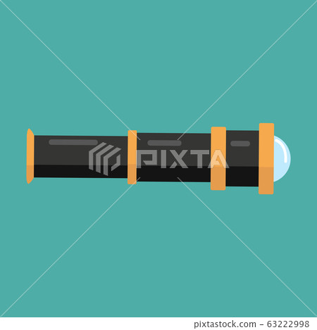 Sailor spyglass icon vector Flat illustration Sailor spyglass icon vector Flat illustration 63222998