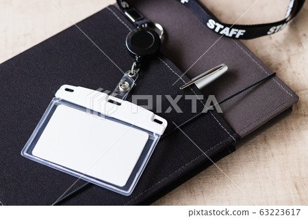 ID card and notebook 63223617