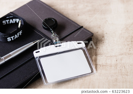 ID card and notebook 63223623