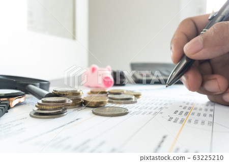 Business report and coin for review market share and budget Business report and coin for review market share and budget 63225210