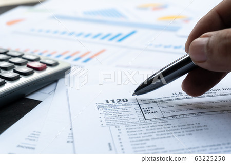 United state 1120 form individual tax return form with pen United state 1120 form individual tax return form with pen 63225250