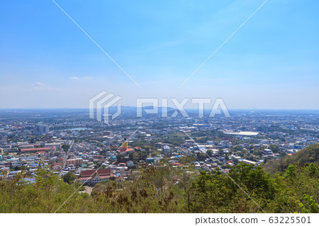 Scenery from Wat Khiriwong Temple on top of Scenery from Wat Khiriwong Temple on top of 63225501