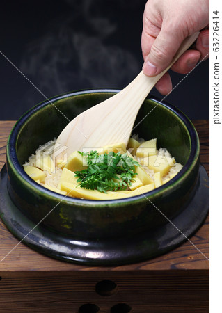 Bamboo shoots rice  63226414