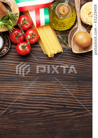 Italian cuisine food ingredients Italian cuisine food ingredients 63228409