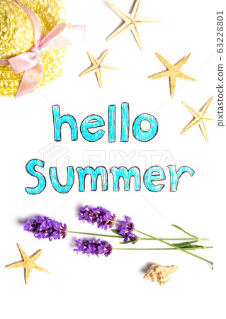 Summer background with lavender flower and other Summer background with lavender flower and other 63228801