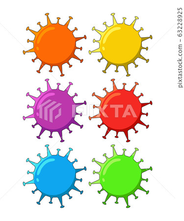 corona virus disease attack. bacteria, microbes corona virus disease attack. bacteria, microbes 63228925