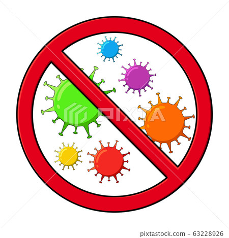 Coronavirus 2019-nCoV warning. Novel coronavirus 63228926
