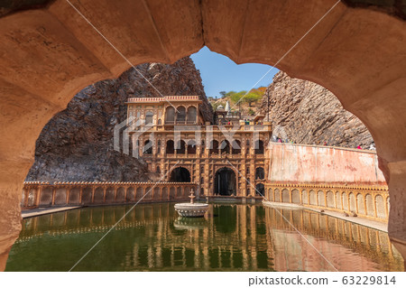 Galta Ji Complex in Jaipur, India, also known as Galta Ji Complex in Jaipur, India, also known as 63229814
