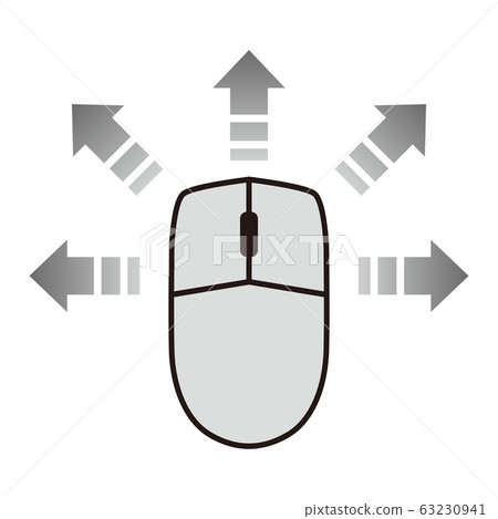 Mouse and arrow 63230941