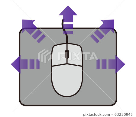 Mouse and arrow 63230945