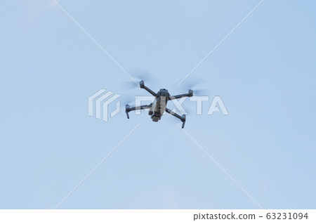 Aerial view of a professional drone with 63231094
