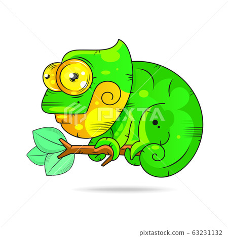 Chameleon Vector Illustration Suitable For Chameleon Vector Illustration Suitable For 63231132