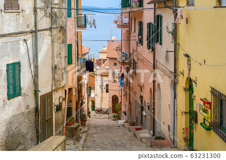 Italian typical old town street. 63231300