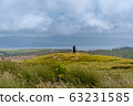 Tourist making photo of scenic Island of Mull landscape 63231585